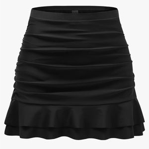 NWT Tournesol Women's Swim Skirt High Waisted, Bathing Suit Bottoms Ruffle